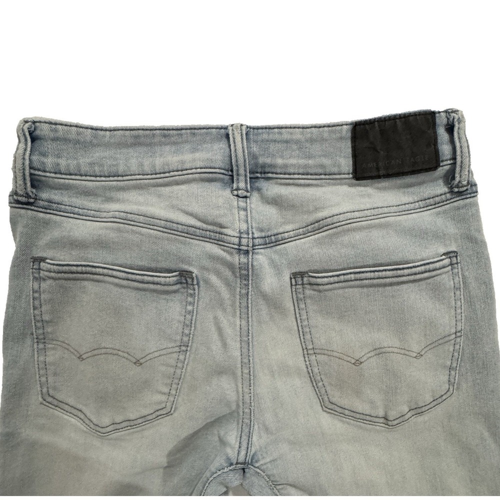 American Eagle Jeans Men's 29x32 Light Wash Air Flex Temp Tech Athletic Skinny - Picture 5 of 12
